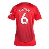 Maglia Calcio Manchester United Lisandro Martinez #6 Prima Divisa Donna 2024-25 Manica Corta